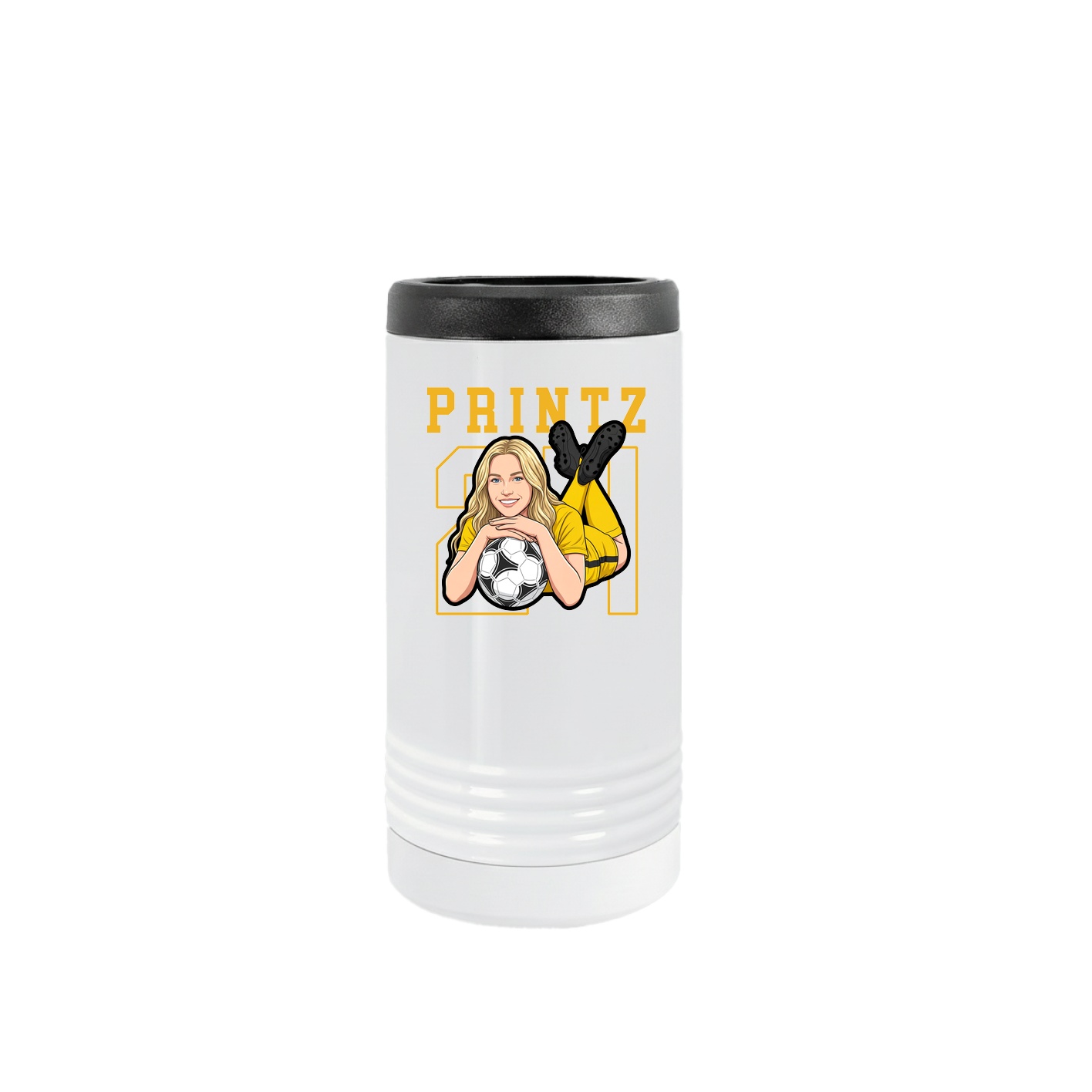 Slim Beverage Holder — Shirsey in White