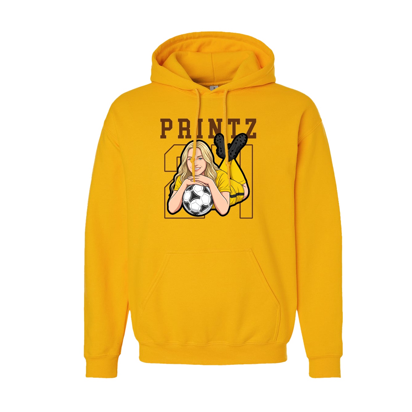 Hoodie — Shirsey in Gold