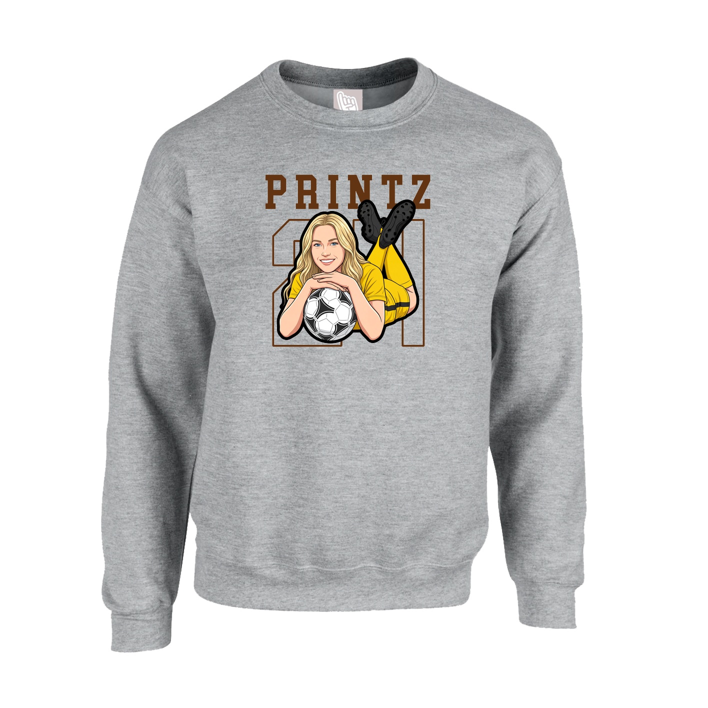Fleece Crew — Shirsey in Grey
