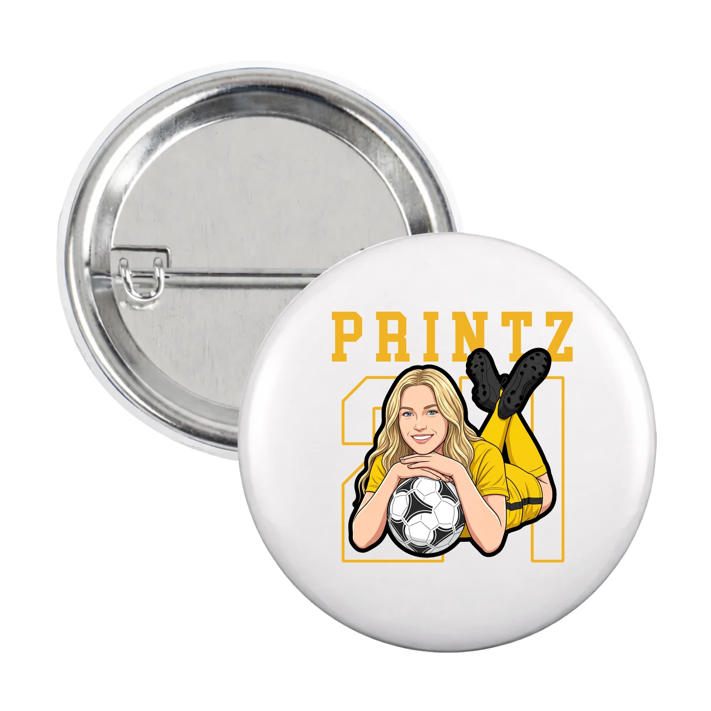 Game Day Button — Shirsey in White