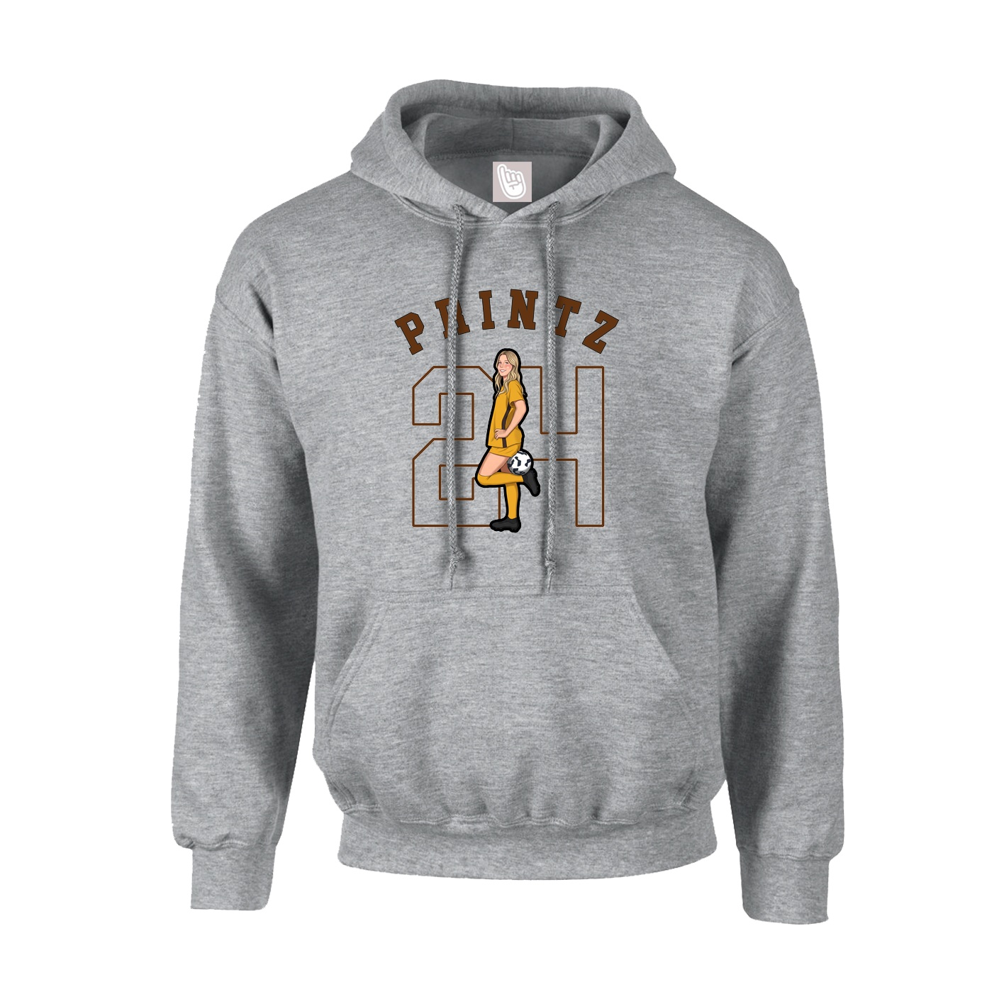 Youth Hoodie — Shirsey Arch in Grey