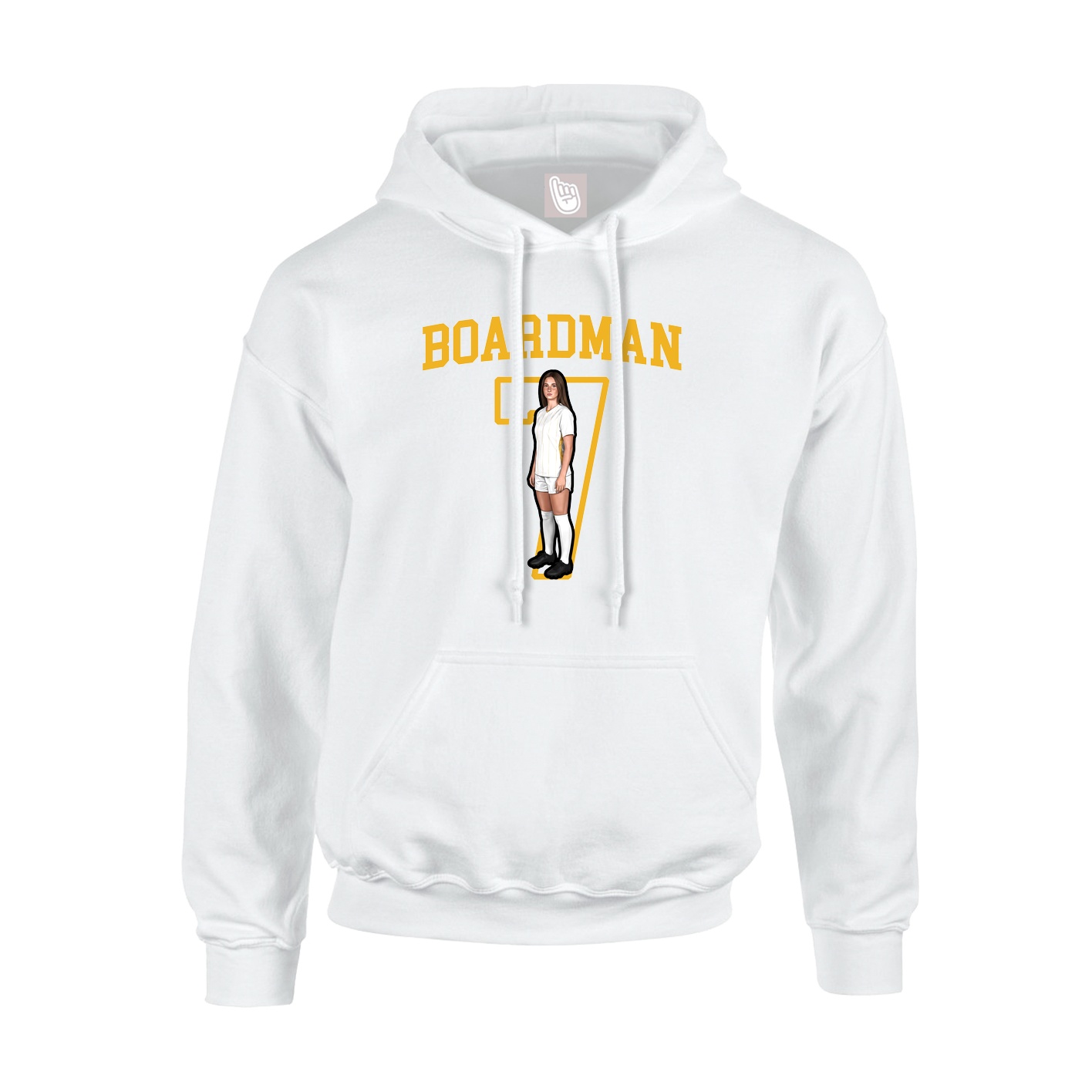 Youth Hoodie — Shirsey in White
