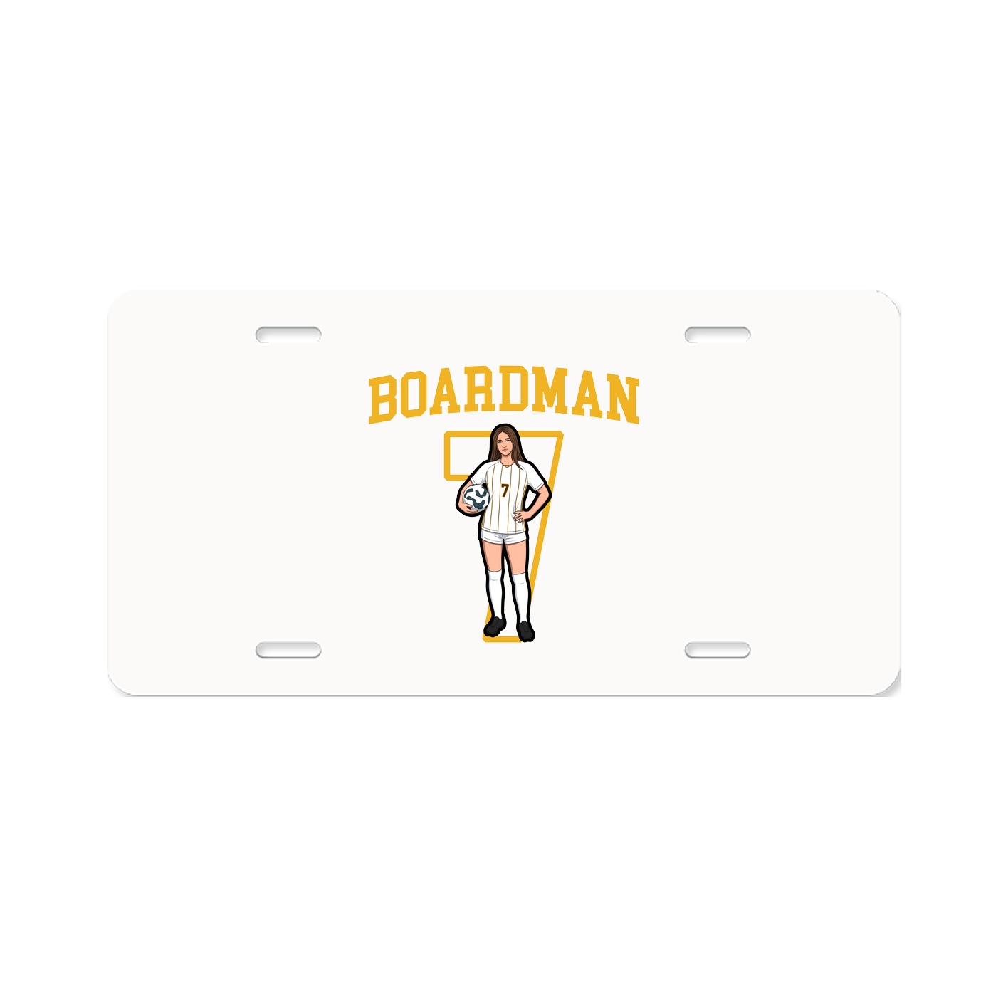 License Plate — Shirsey in Classic