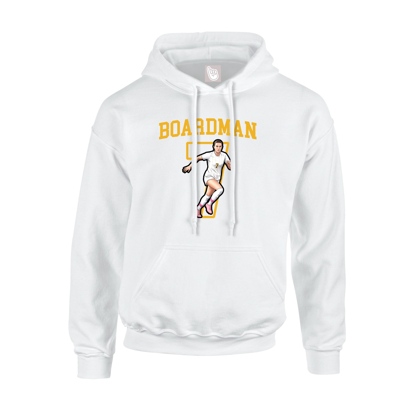 Hoodie — Shirsey in White