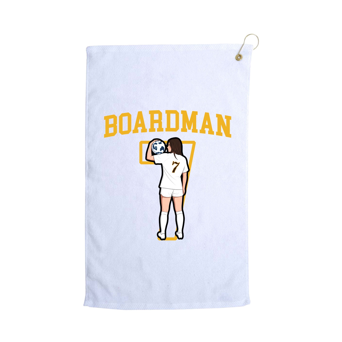 Golf Towel — Shirsey in White