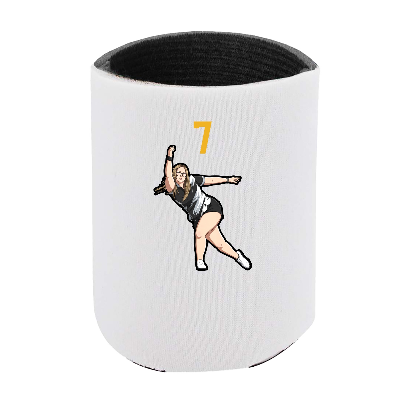 Can Holder — Number Top in White