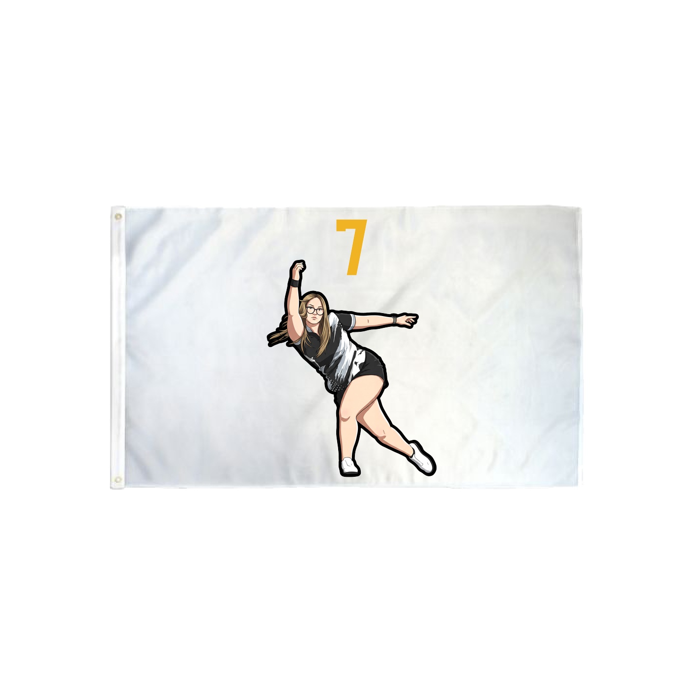 3x5 Flag — Number Top in Classic