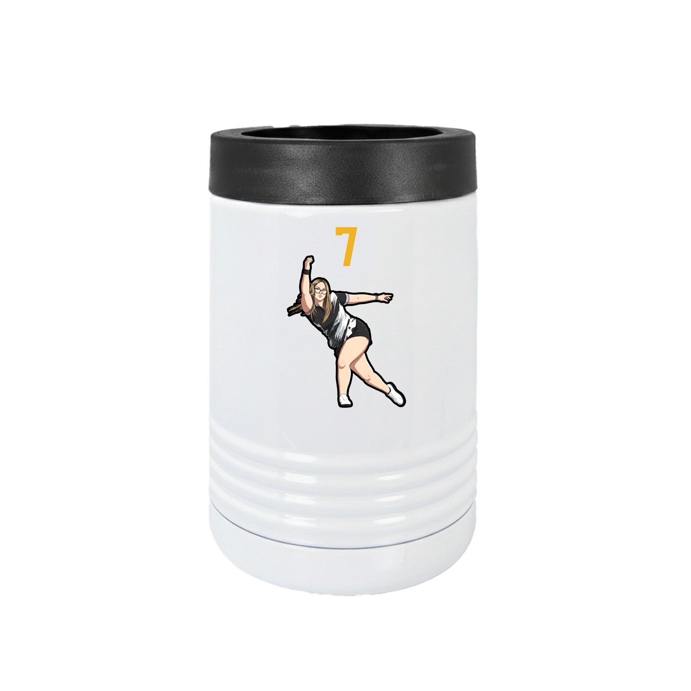 Beverage Holder — Number Top in White