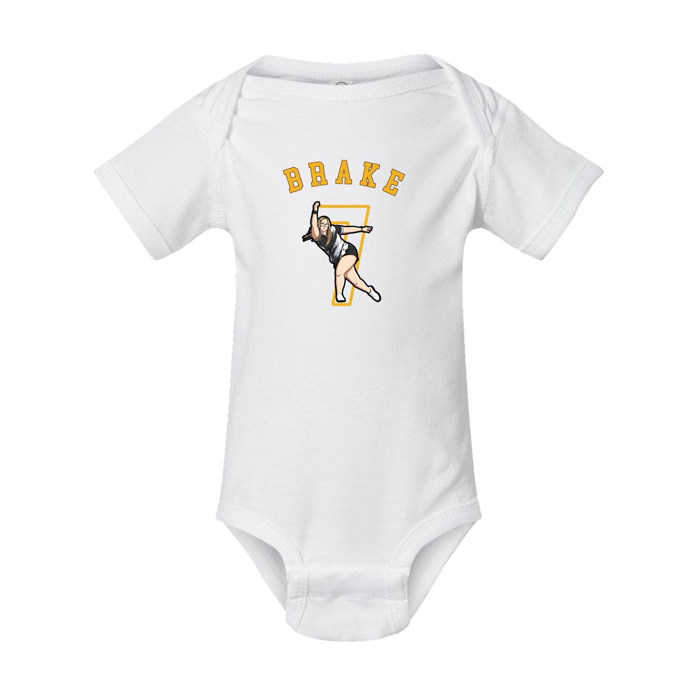 Baby Onesie — Shirsey Arch in White