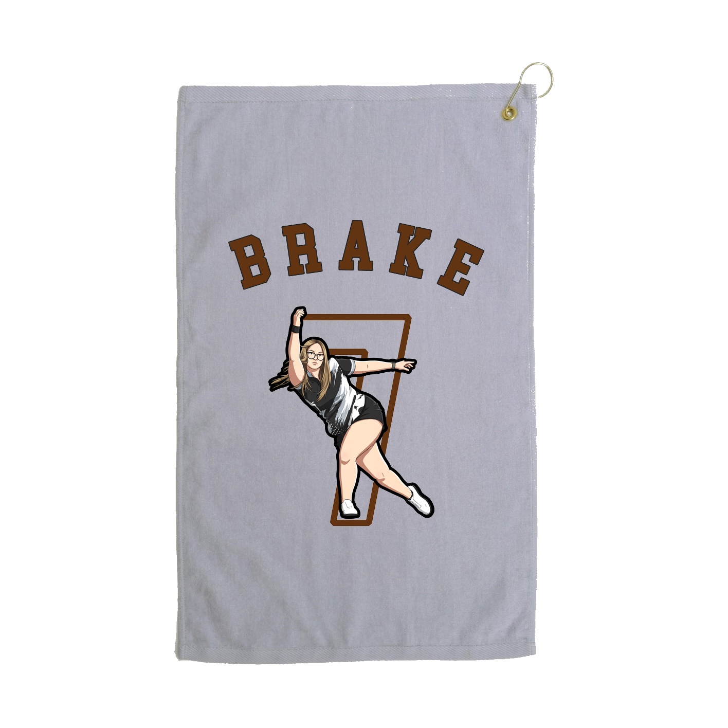 Golf Towel — Shirsey Arch in Grey