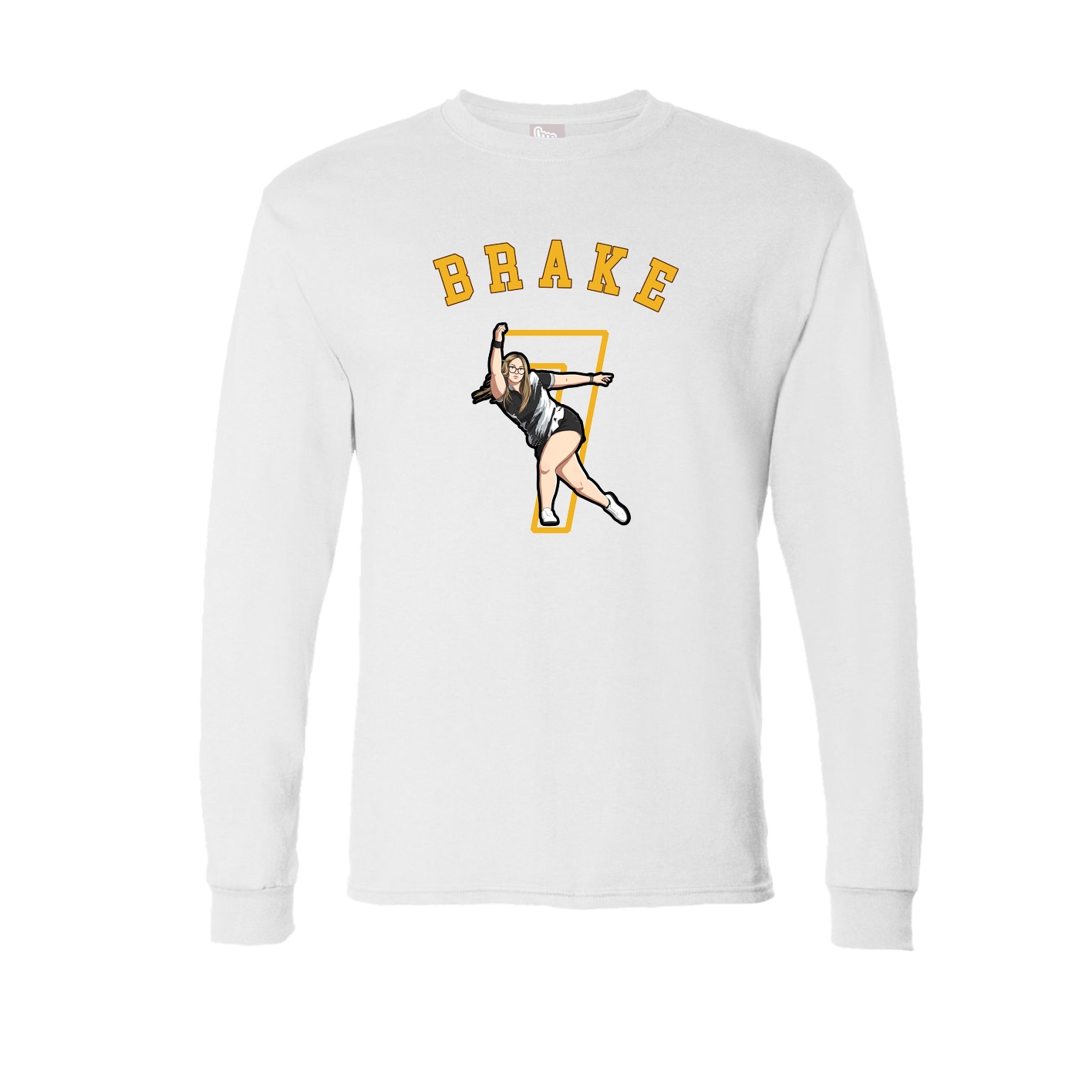 Long Sleeve Tee — Shirsey Arch in White