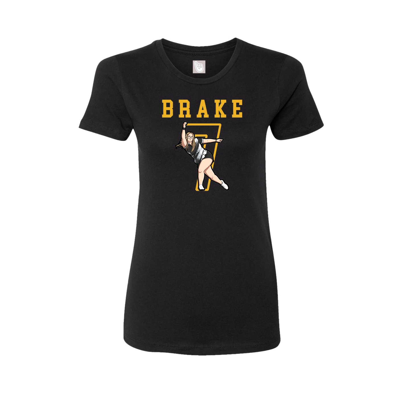 Fitted Women's Tee — Shirsey in Black