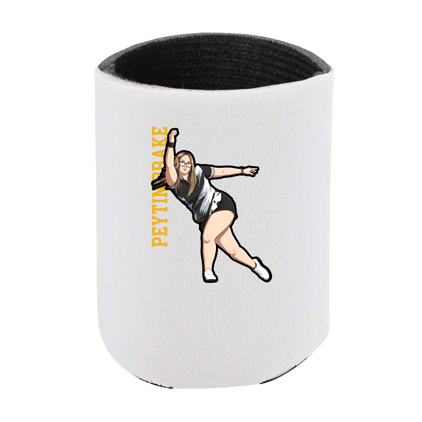 Can Holder — Name Vertical in White