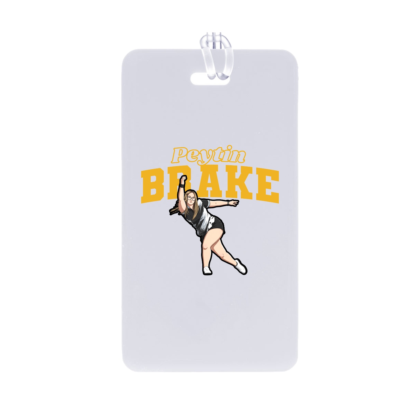 Bag Tag — Name Arch in Classic