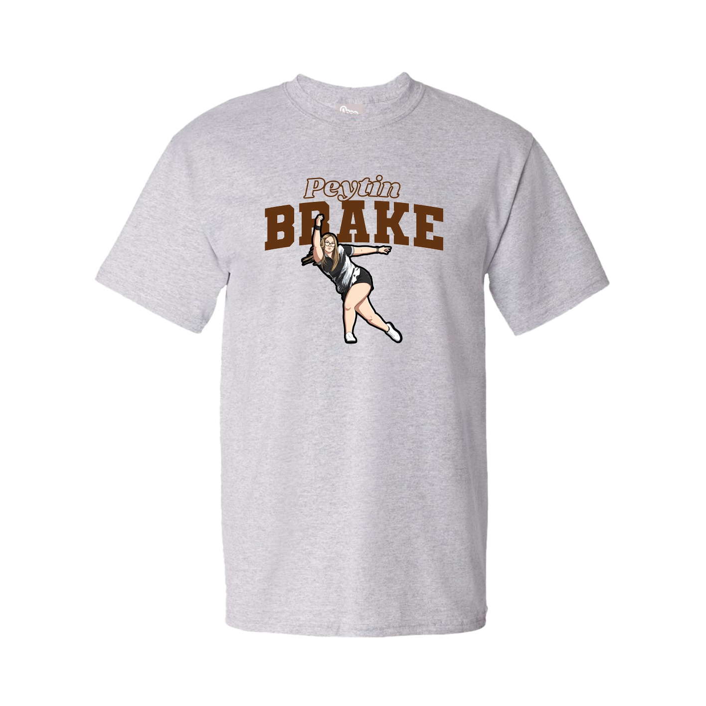 Tee — Name Arch in Grey