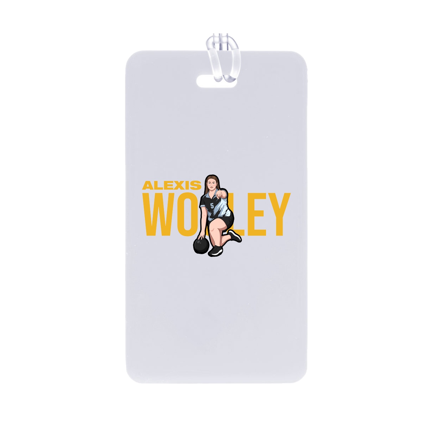 Bag Tag — Player Name in Classic