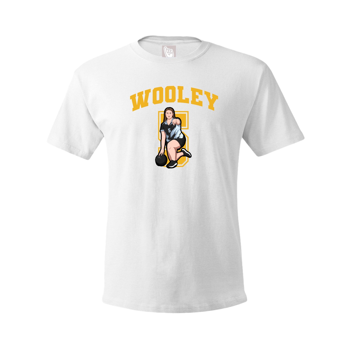 Tee — Number in White