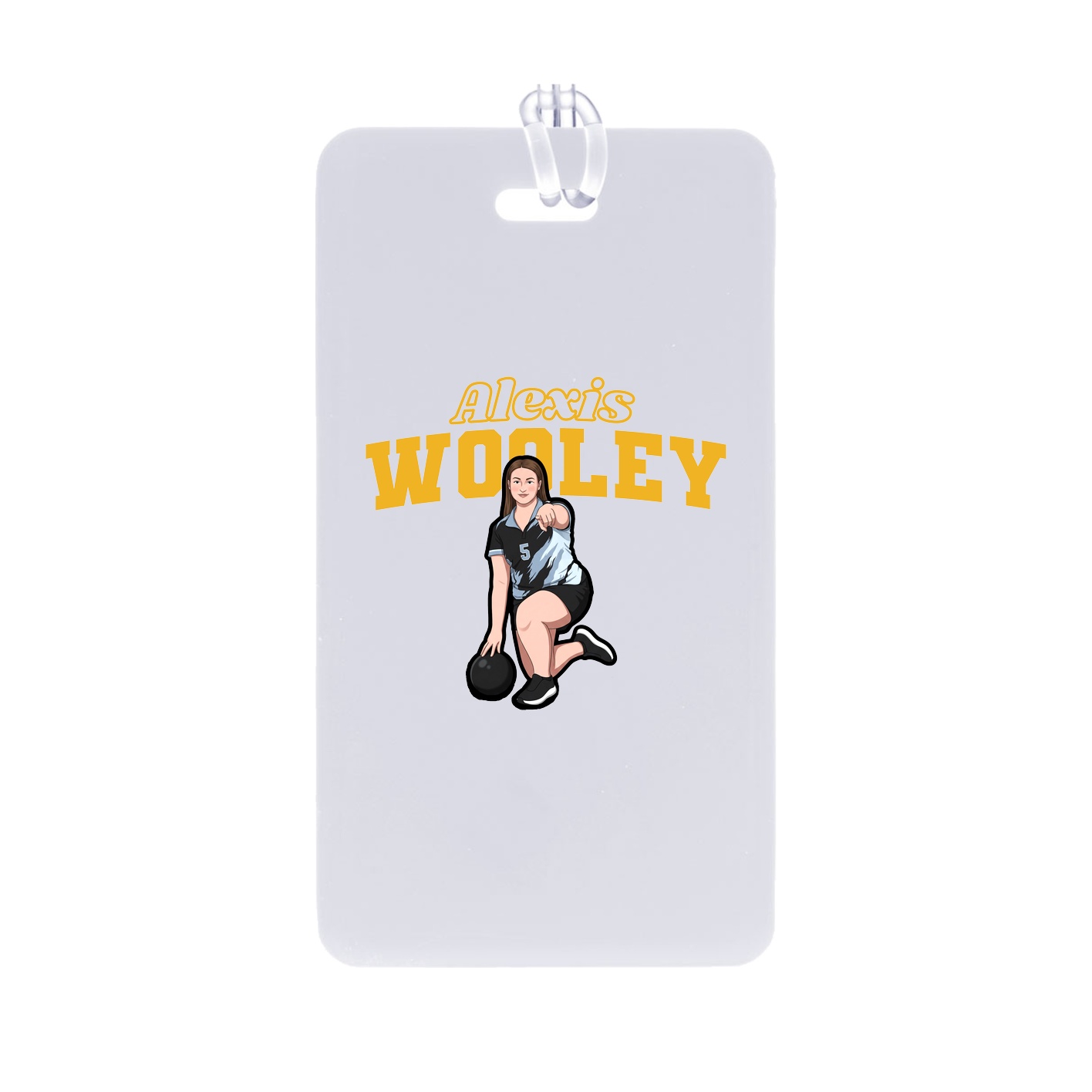 Bag Tag — Name Arch in Classic