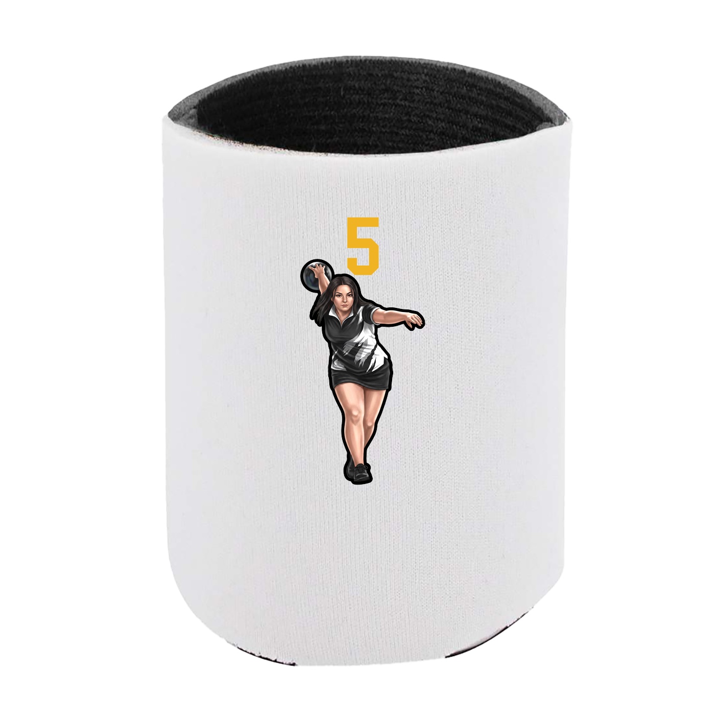 Can Holder — Number Top in White