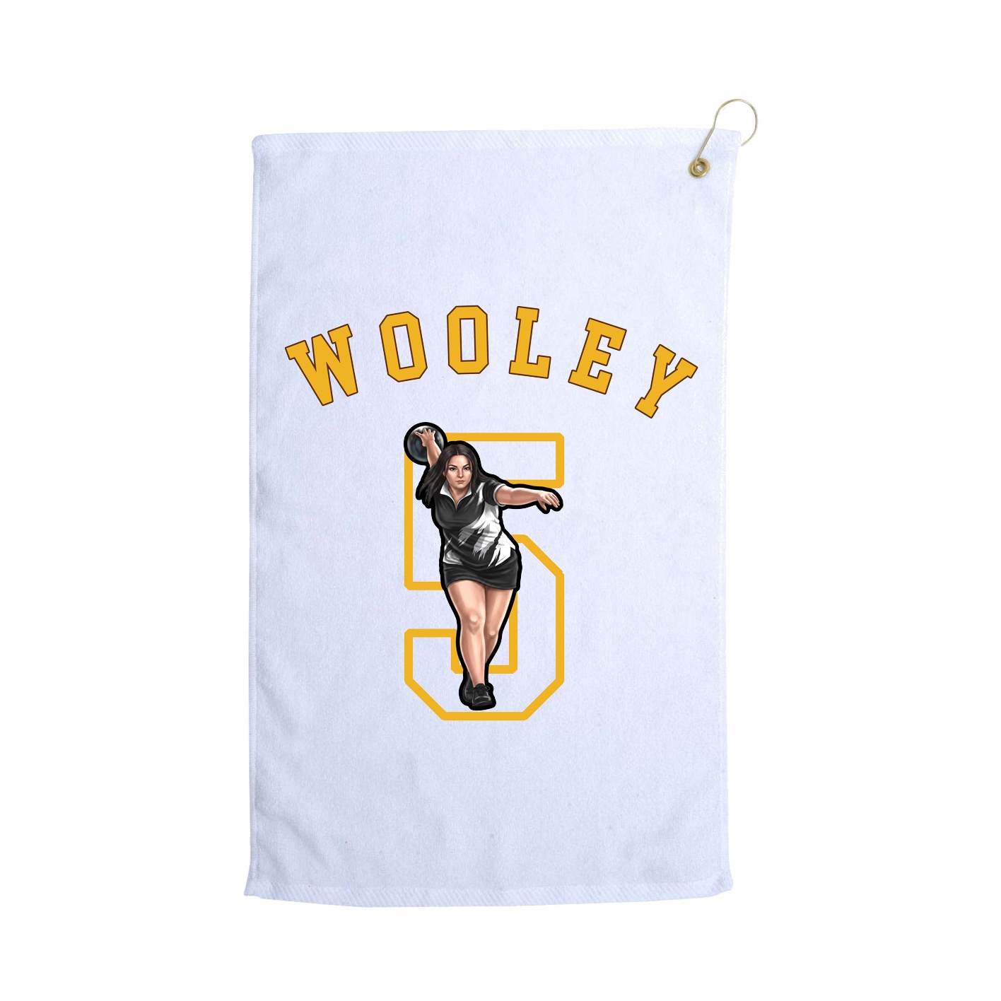 Golf Towel — Shirsey Arch in White