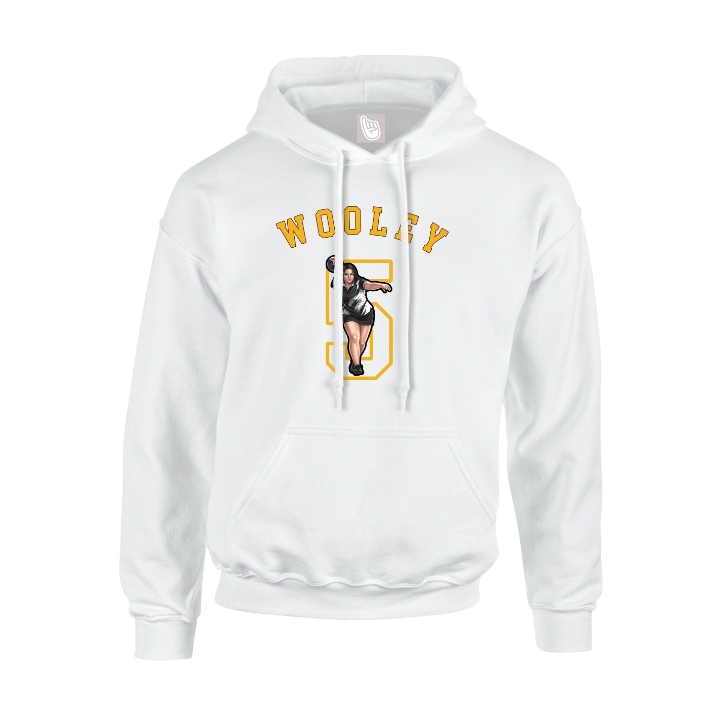 Hoodie — Shirsey Arch in White