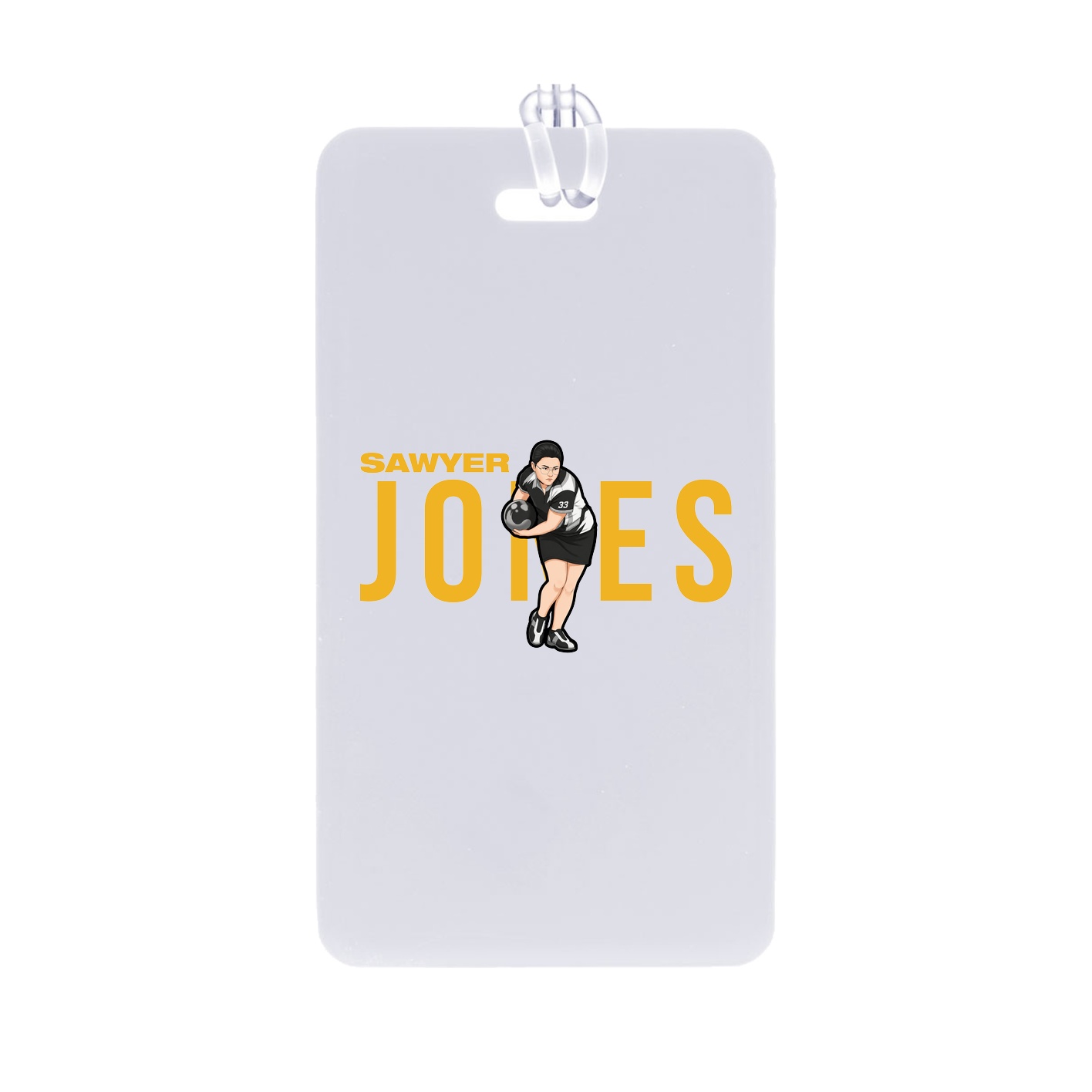 Bag Tag — Player Name in Classic