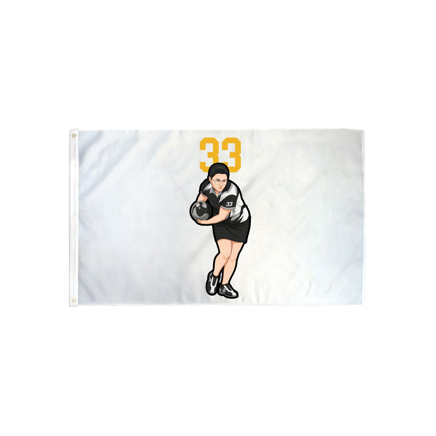 3x5 Flag — Number Top in Classic