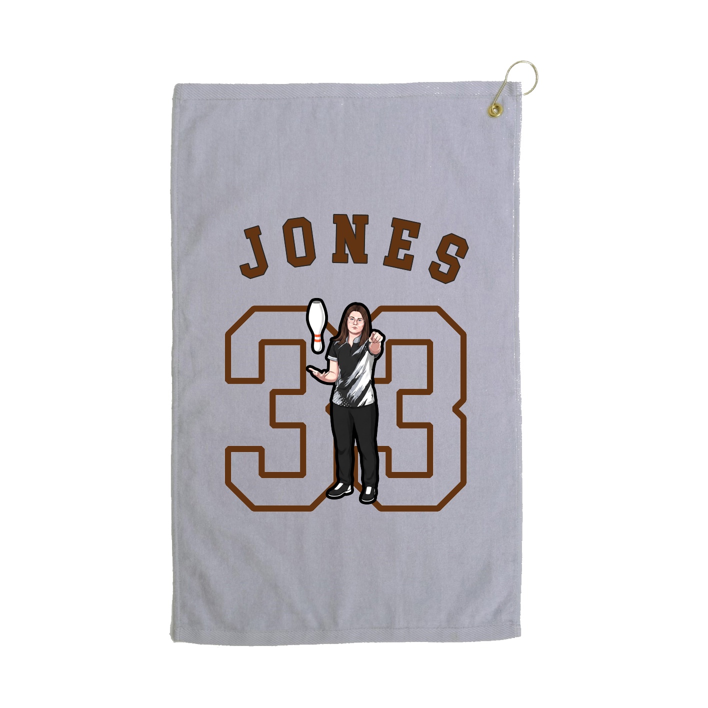 Golf Towel — Shirsey Arch in Grey