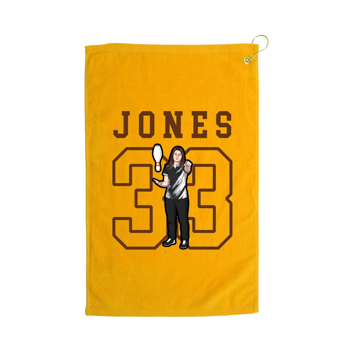 Golf Towel — Shirsey in Gold