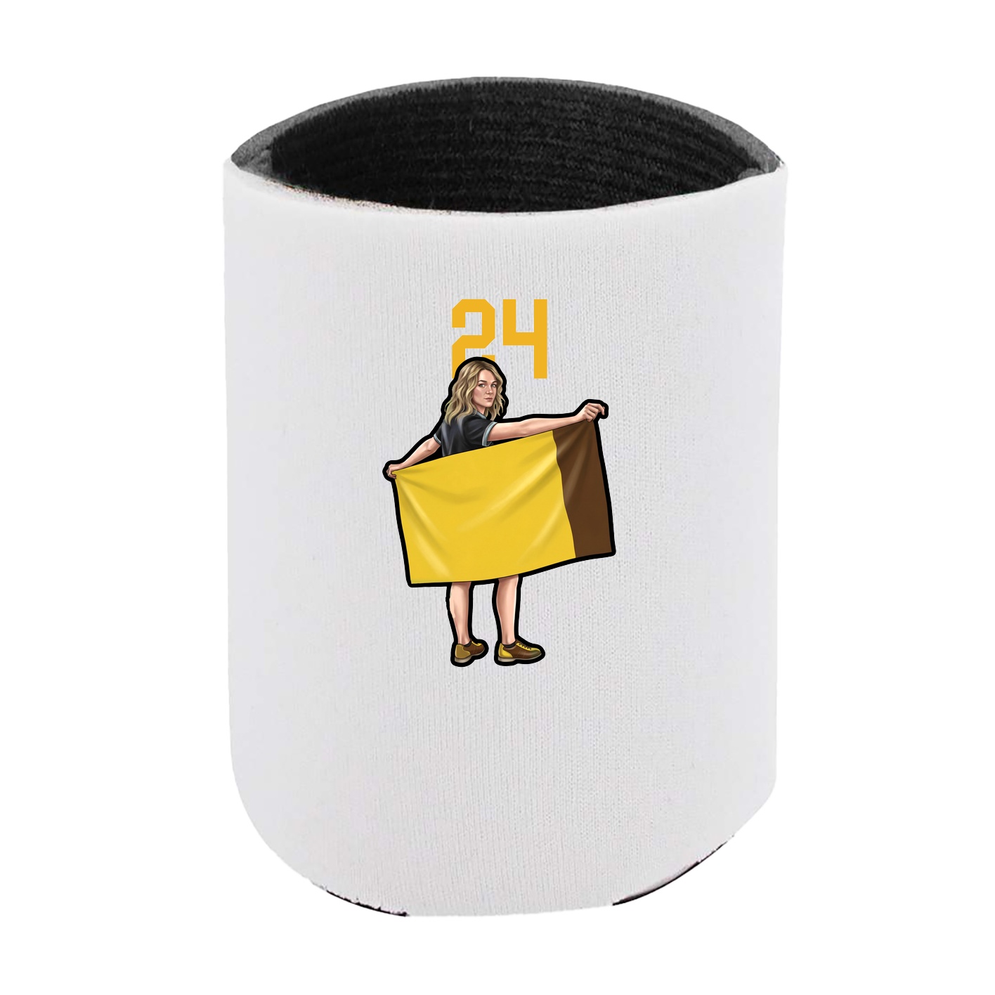 Can Holder — Number Top in White