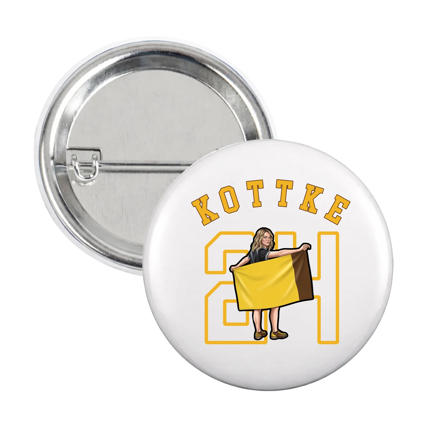 Game Day Button — Shirsey Arch in White