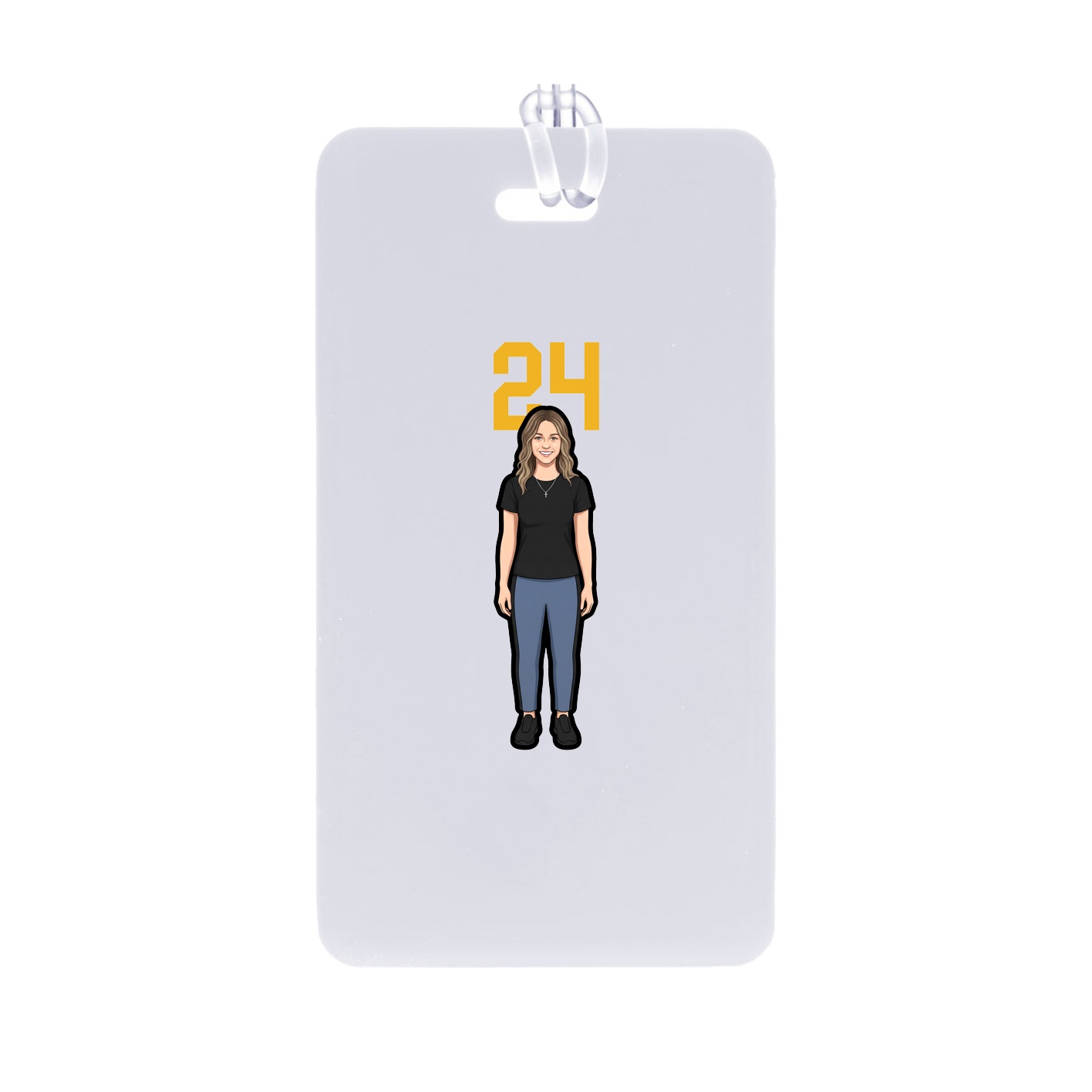 Bag Tag — Number Top in Classic