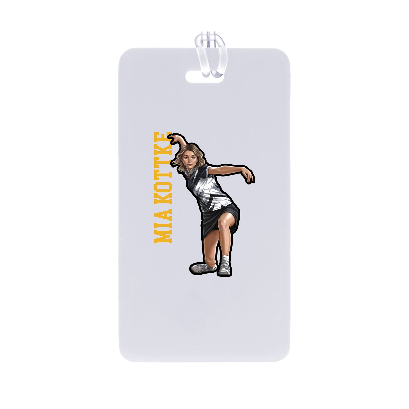 Bag Tag — Name Vertical in Classic
