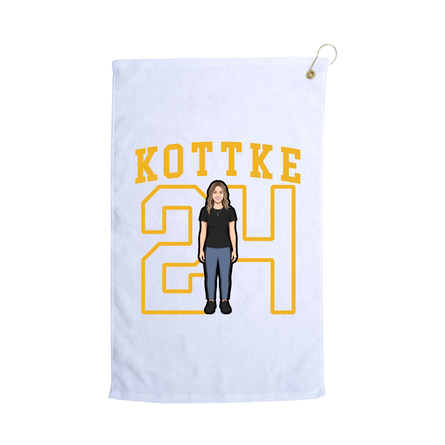 Golf Towel — Shirsey in White