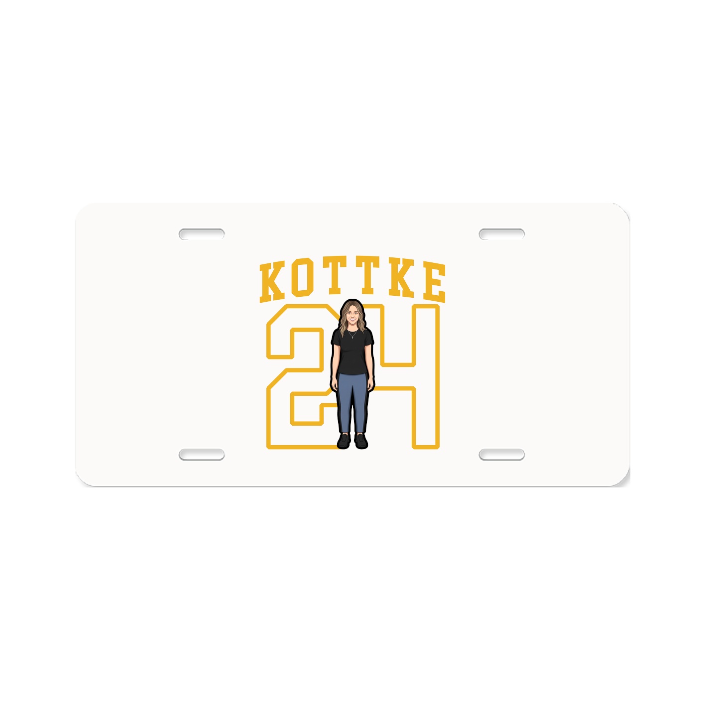 License Plate — Shirsey in Classic
