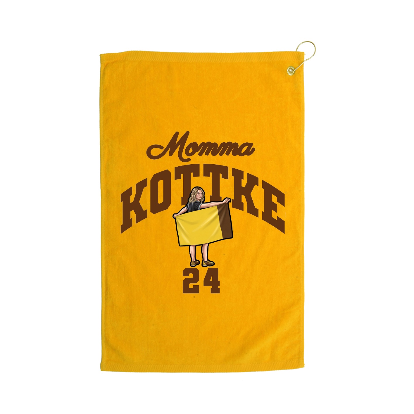 Golf Towel — Mothers Day Arch in Gold