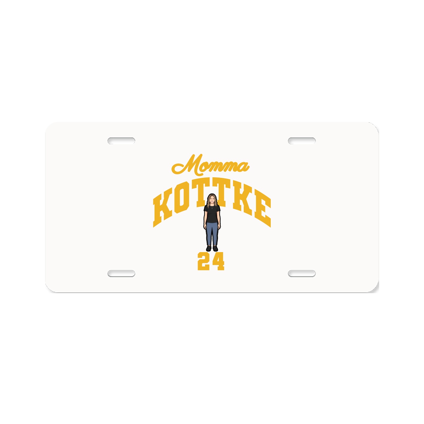 License Plate — Mothers Day Arch in Classic