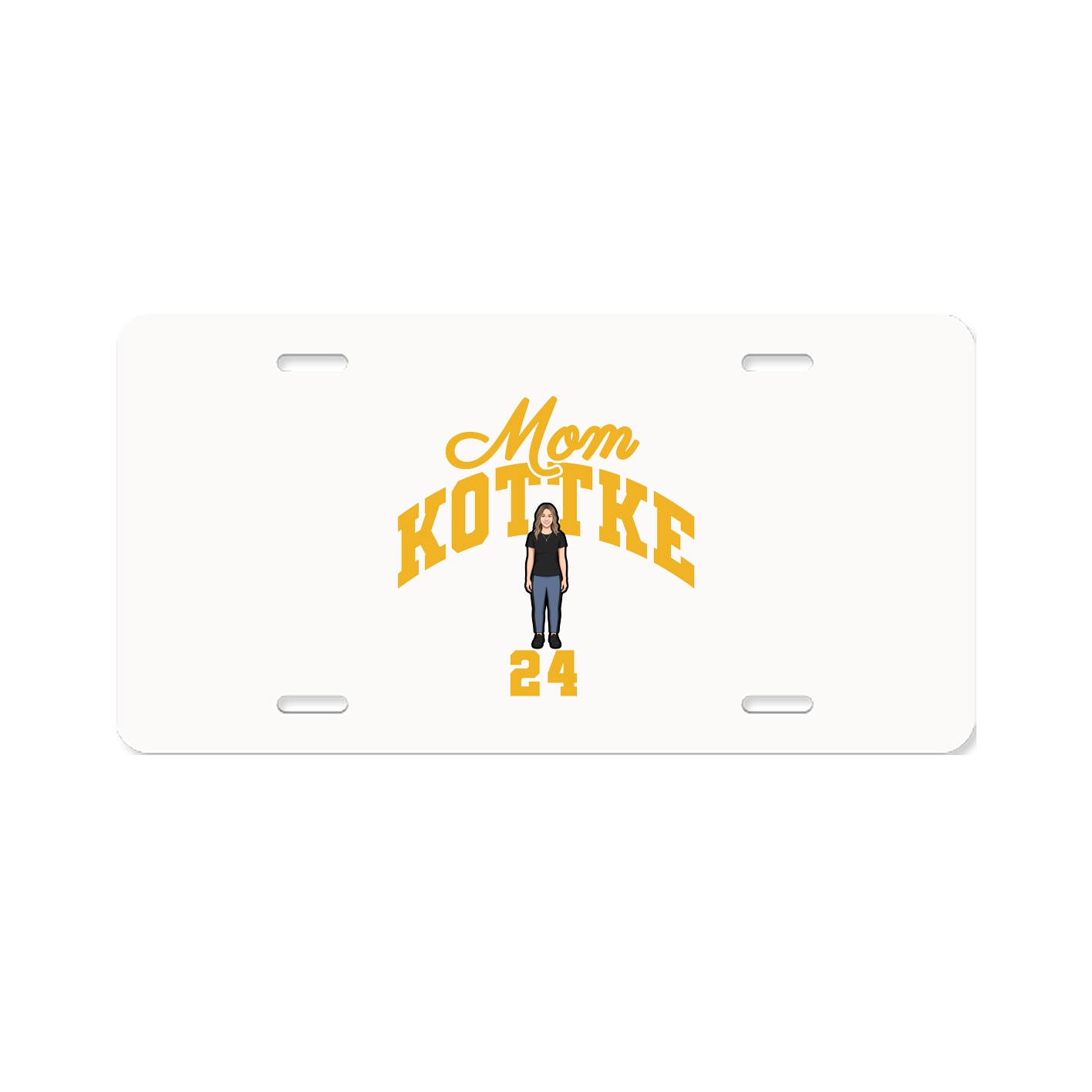License Plate — Mothers Day Arch in Classic