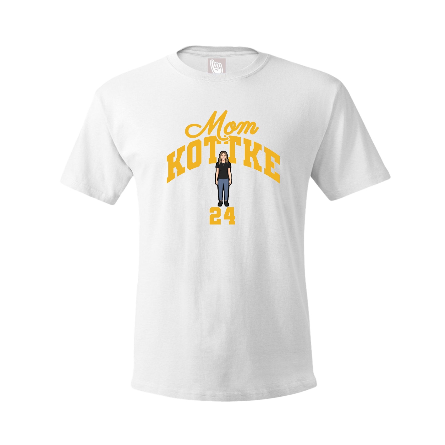 Tee — Mothers Day Arch in White