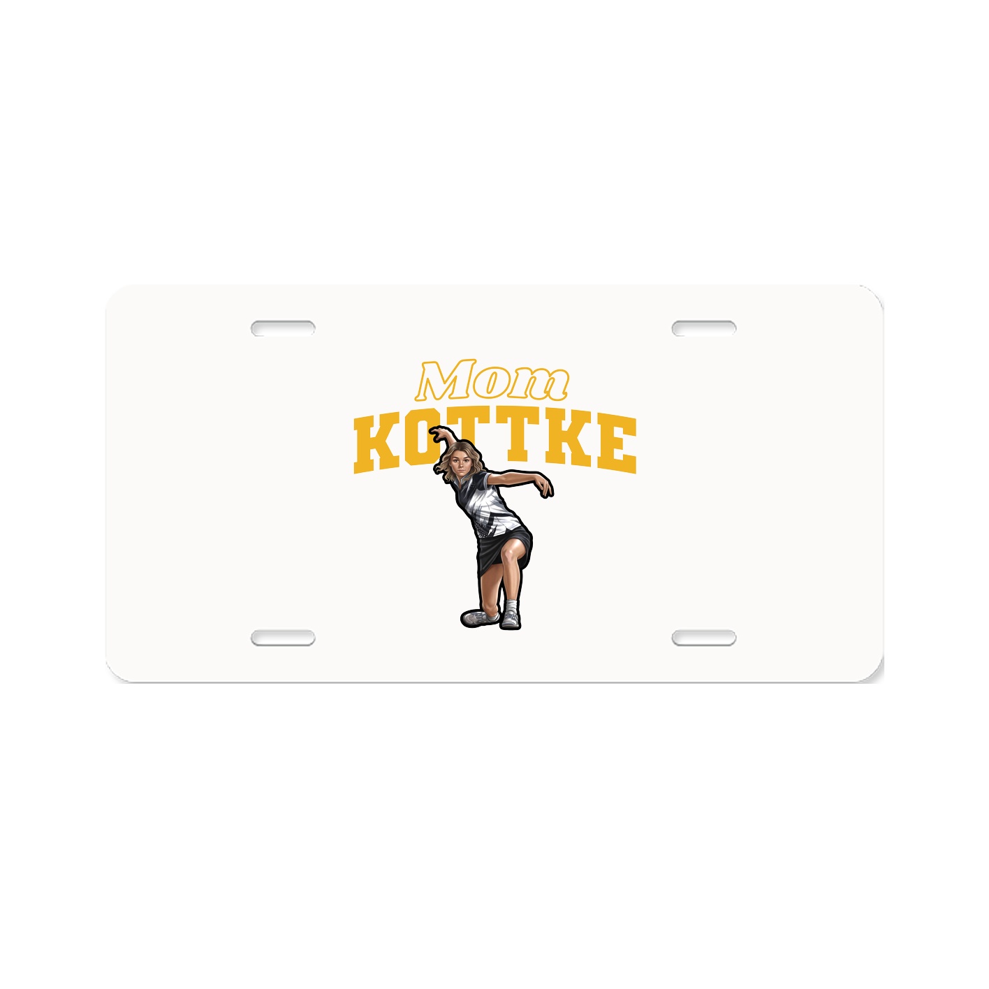 License Plate — Mothers Day Block in Classic