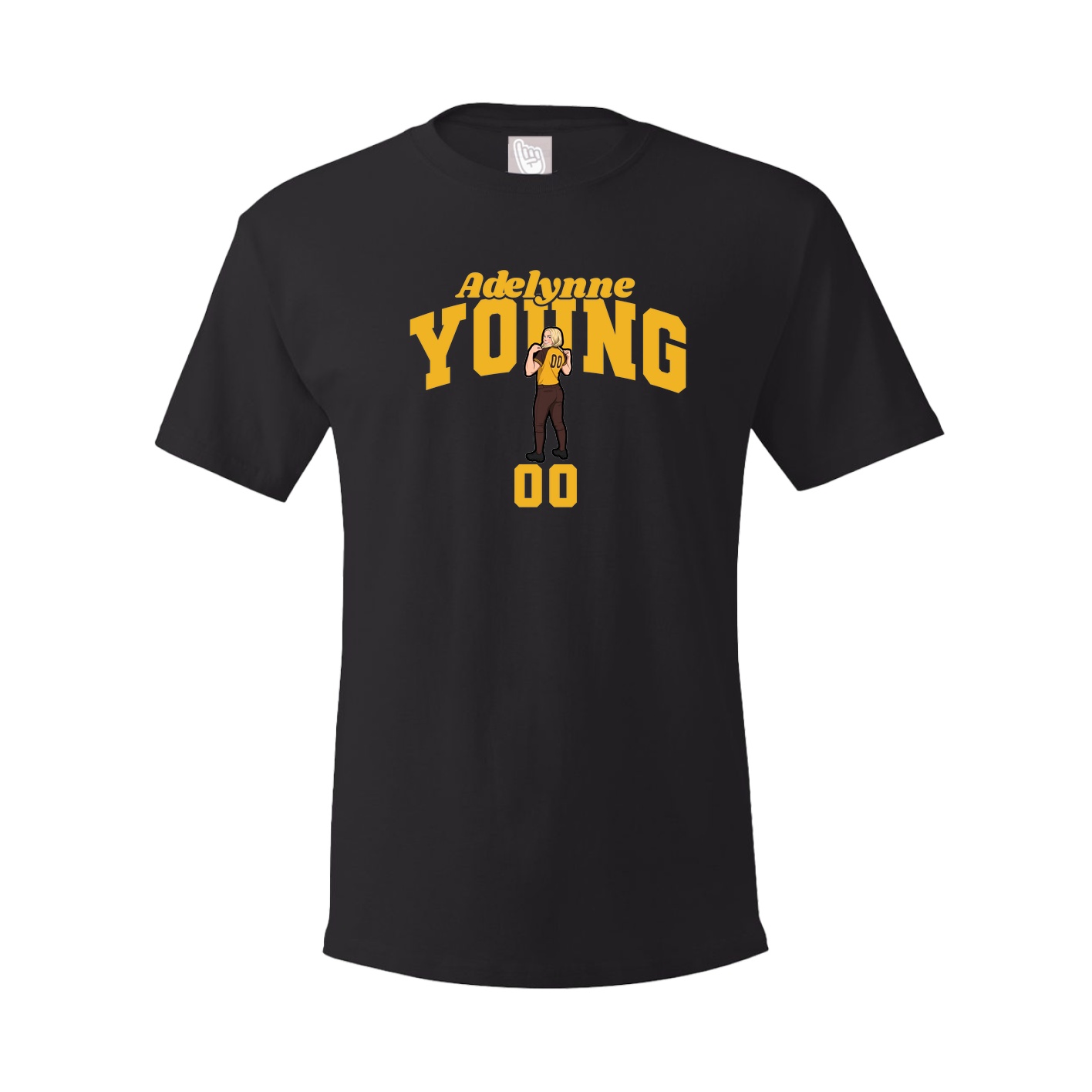 Youth Tee — Signature Arch in Black