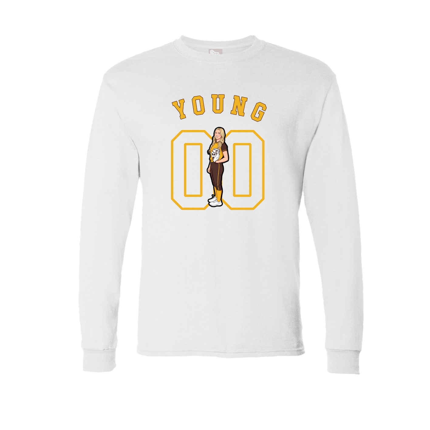 Long Sleeve Tee — Shirsey Arch in White