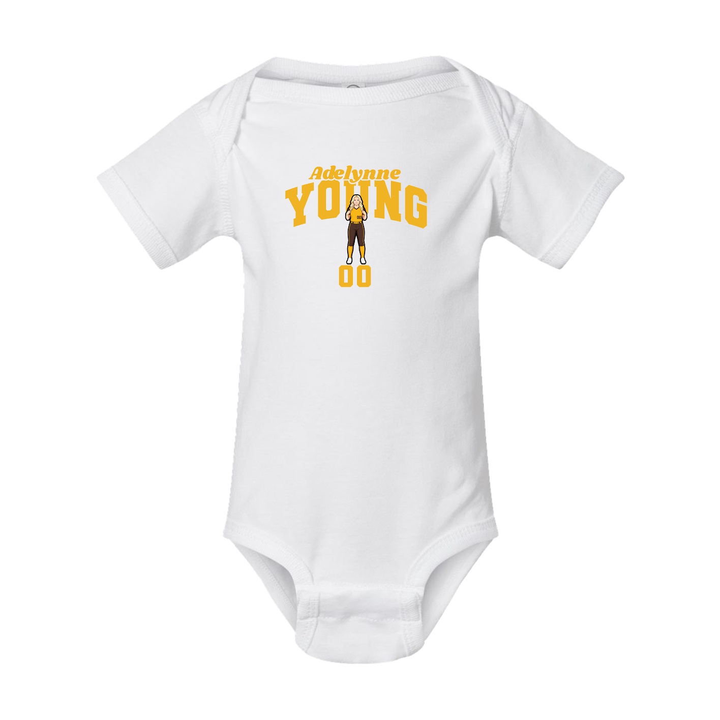 Baby Onesie — Signature Arch in White