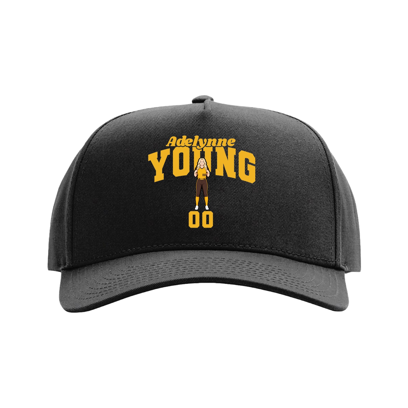 Full Fabric Five-Panel Champ Cap