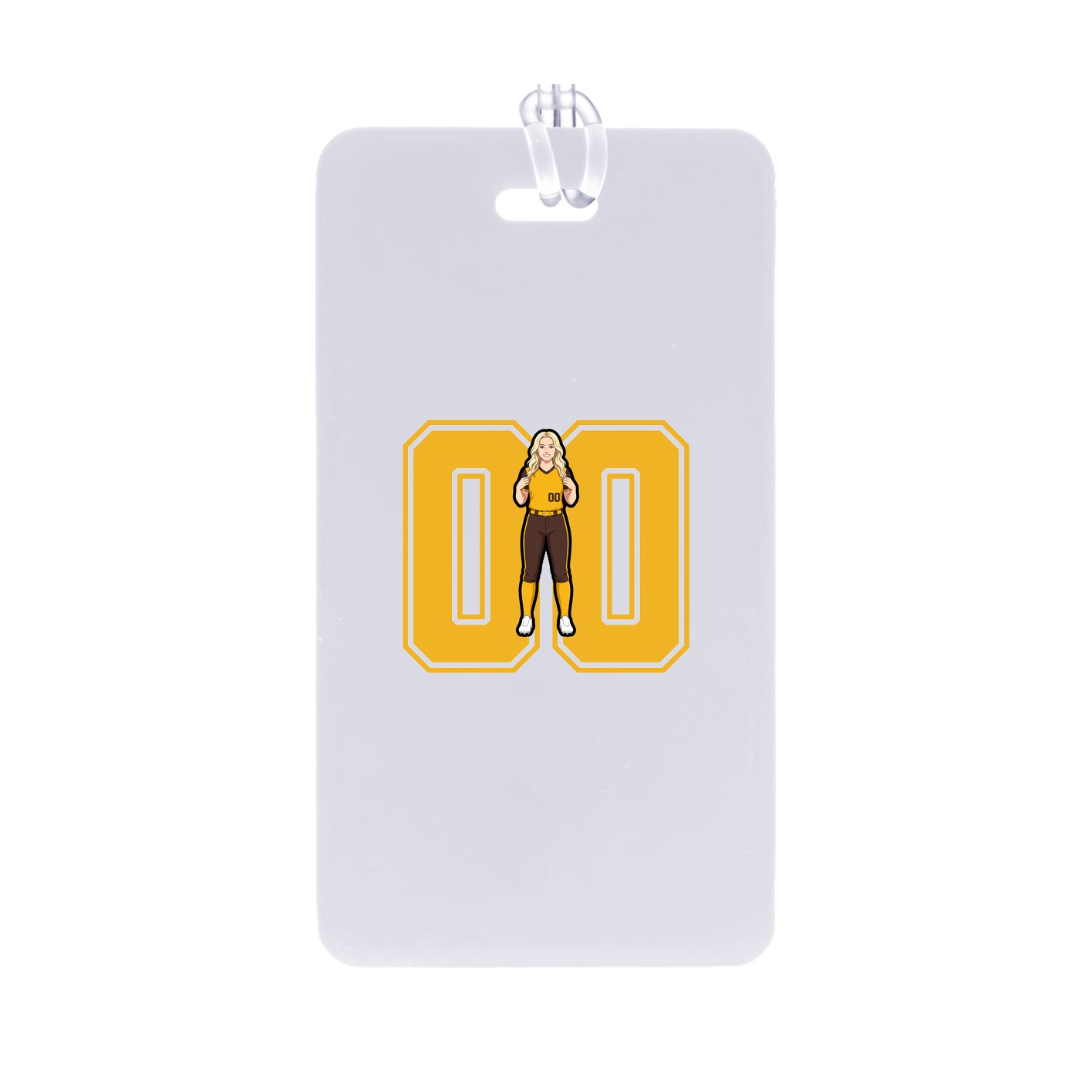 Bag Tag — Number in Classic