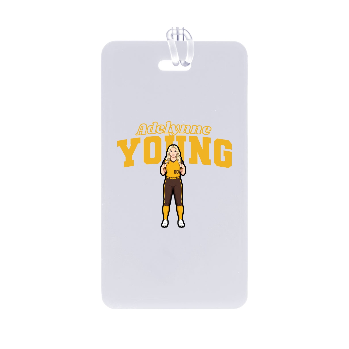 Bag Tag — Name Arch in Classic