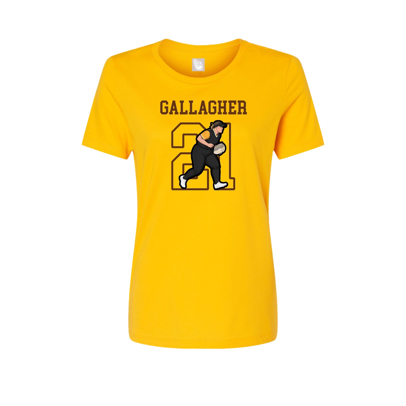 Fitted Women's Tee — Shirsey in Gold