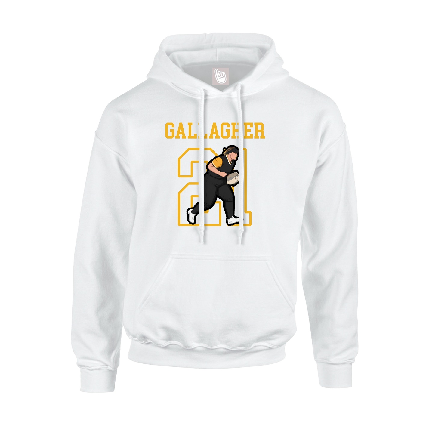 Hoodie — Shirsey in White