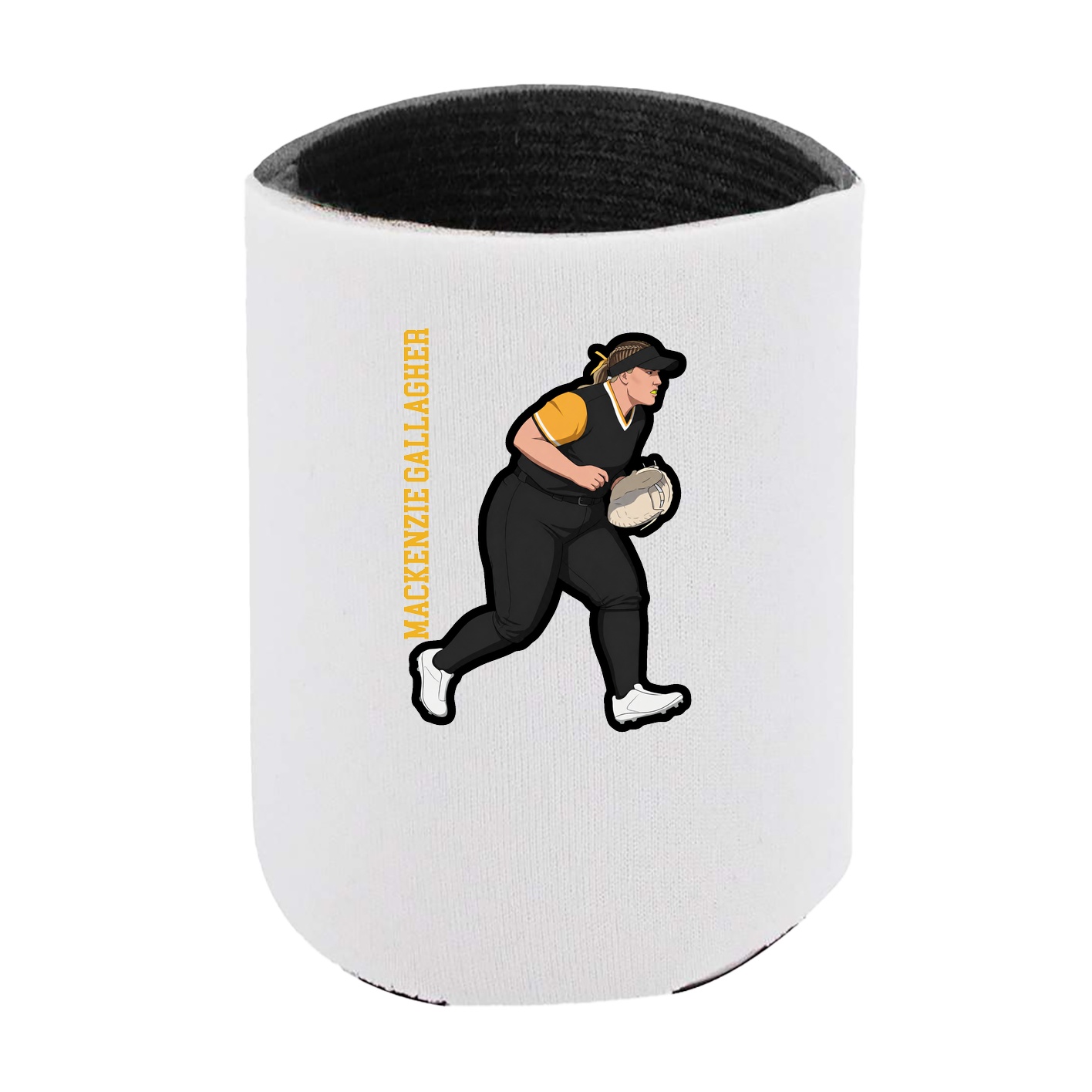Can Holder — Name Vertical in White