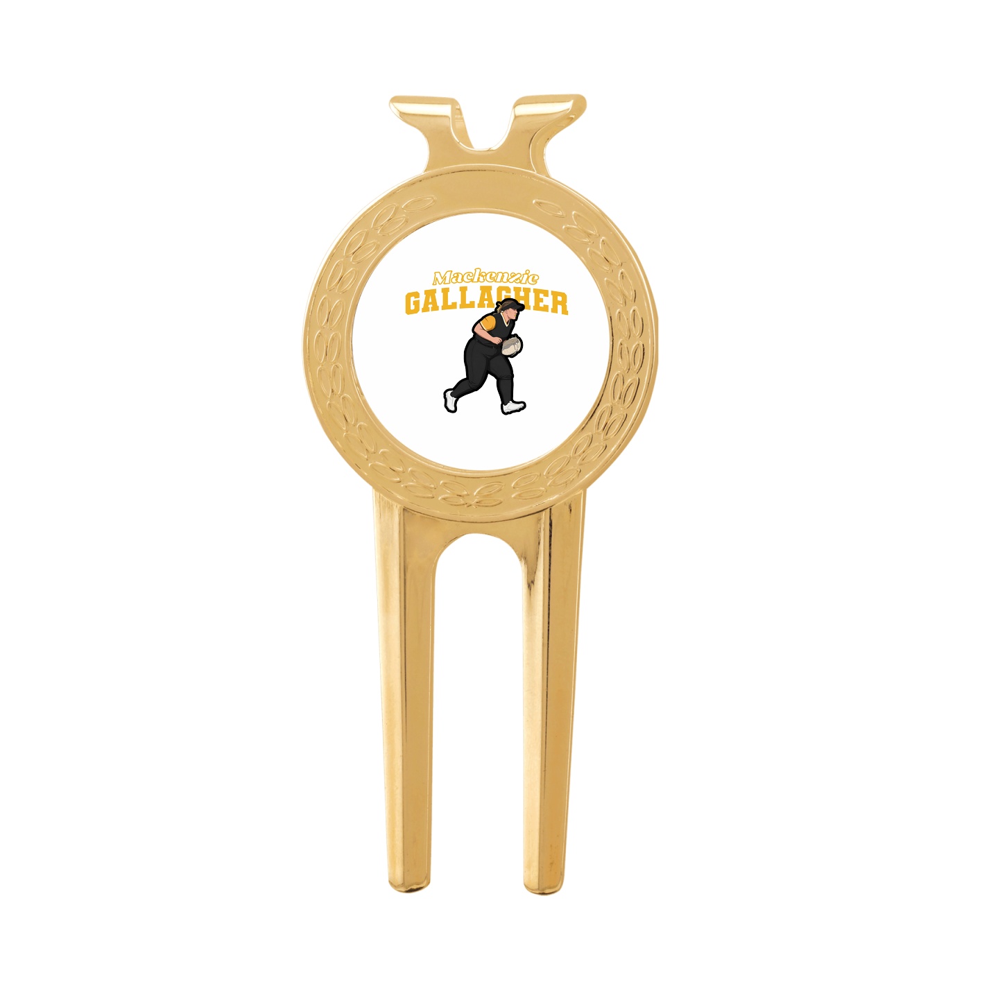 Divot Tool with Ball Marker — Name Arch in Classic